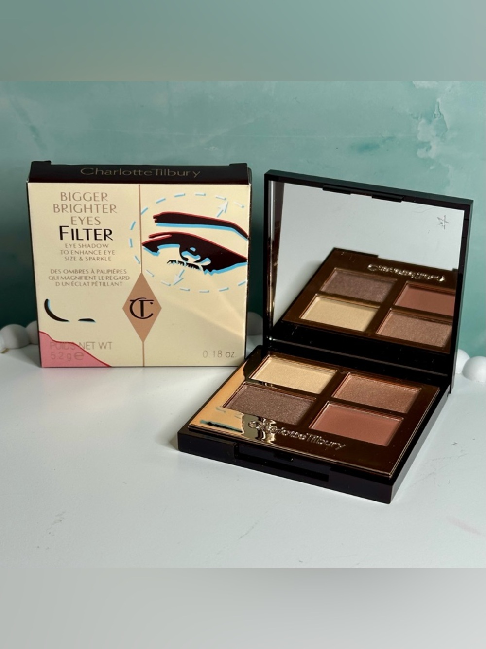 Charlotte Tilbury~Bigger, Brighter Eyes Filter Eyeshadow ~ Exagger-Eyes ~ NIB